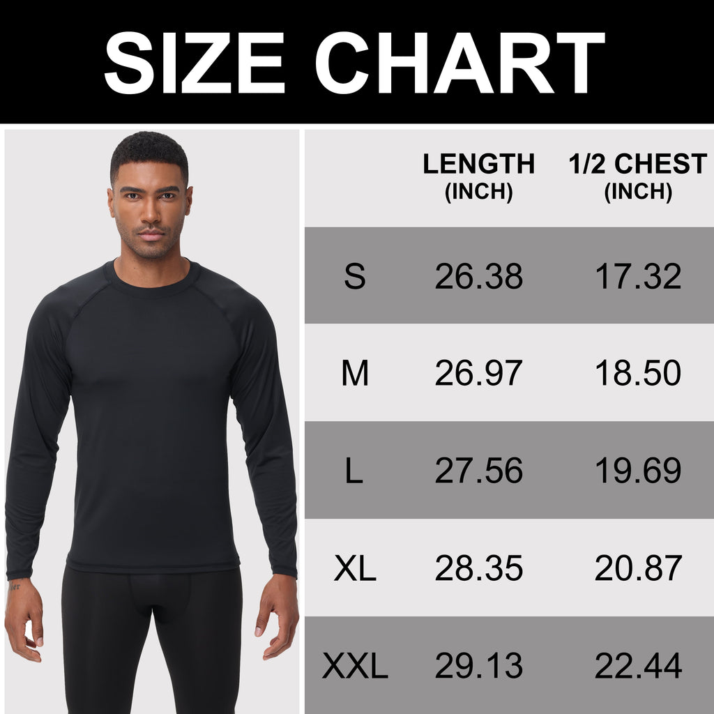 QPNGRP Men's UPF 50+ Sun Protection Dry Fit Long Sleeve Rash Guard Shirts 3 Pack Lightweight Athletic Workout Running Tops