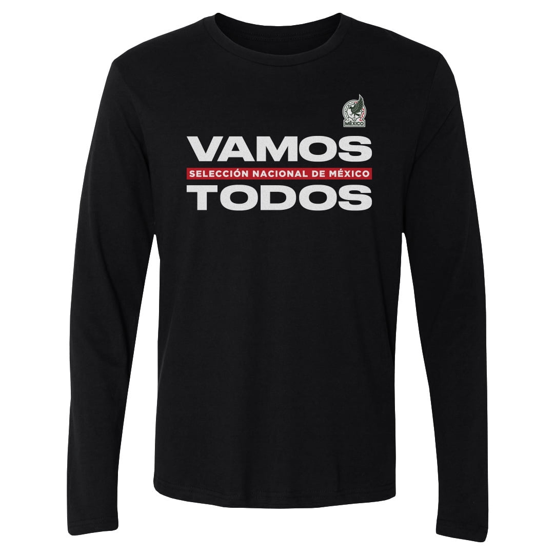 Men's 500 Level  Black Mexico National Team Vamos Todos Long Sleeve T-Shirt