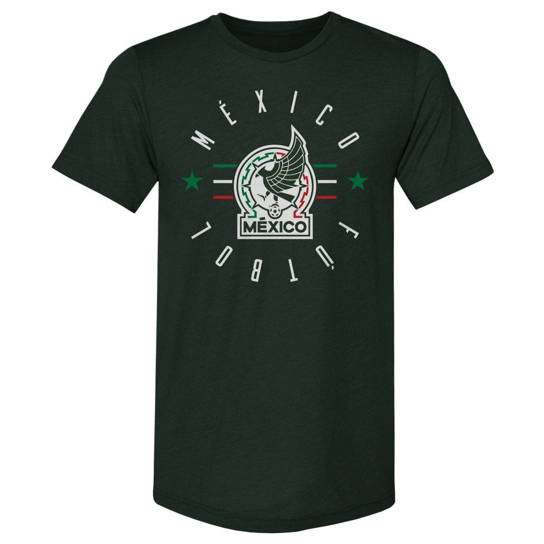 Men's 500 Level  Forest Green Mexico National Team  Futbol Premium Tri-Blend T-Shirt