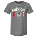 Men's 500 Level Gray Mexico National Team 1923 Premium Tri-Blend T-Shirt
